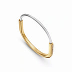 Lock Narrow Pavé Slim Bangle