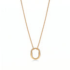 Lock Petite Full Pavé Mini Pendant Necklace