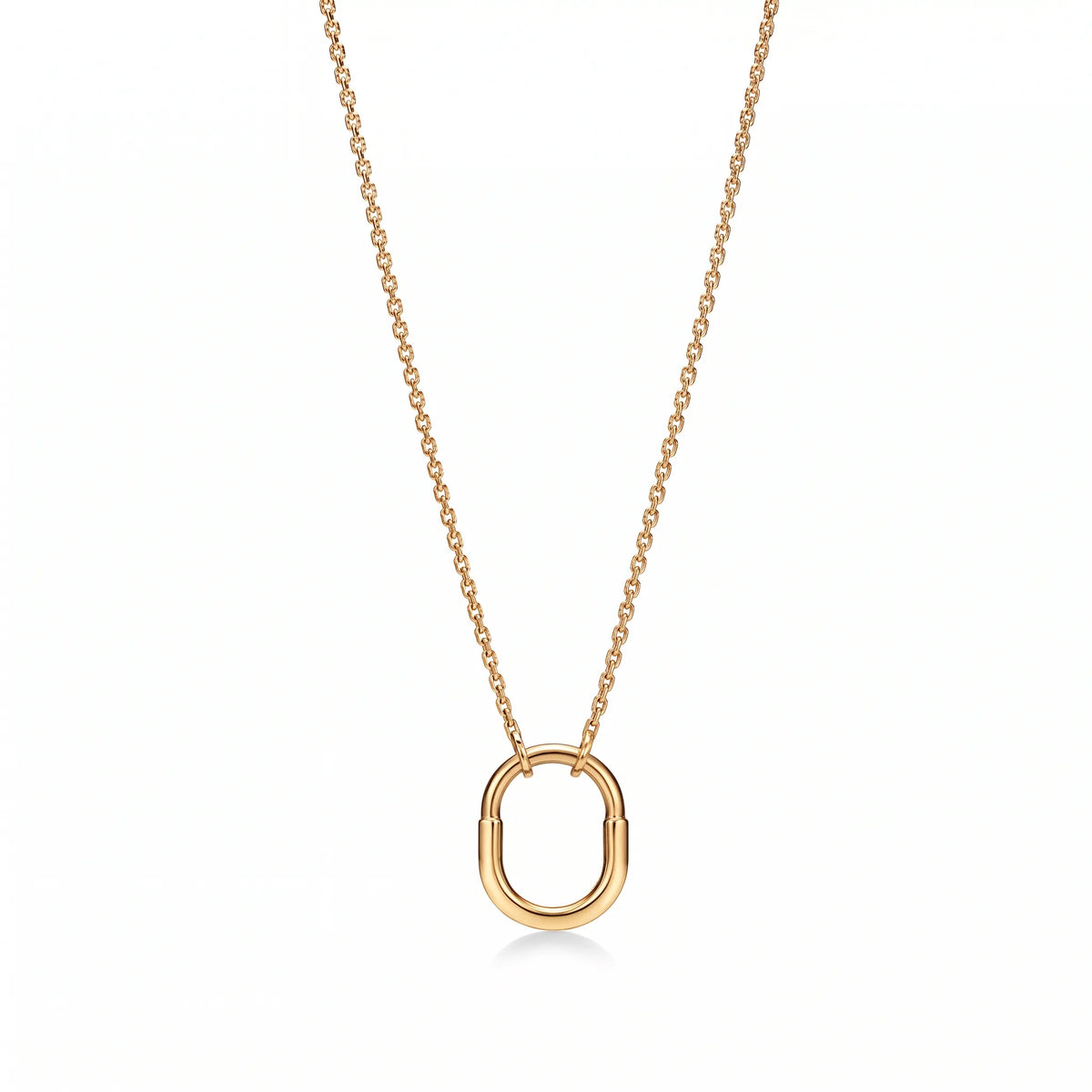 Lock Petite Full Pavé Mini Pendant Necklace