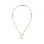 Lock Petite Full Pavé Mini Pendant Necklace