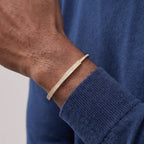 Lock Radiance Half Pavé Bangle