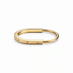 Lock Solstice Stone Accent Bangle