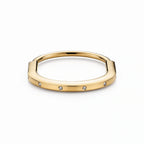 Lock Solstice Stone Accent Bangle