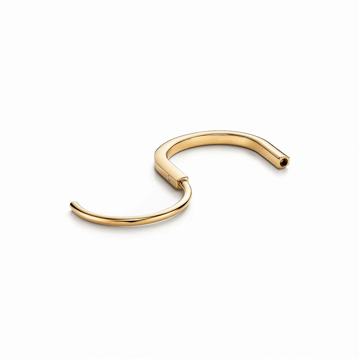 Lock Solstice Stone Accent Bangle