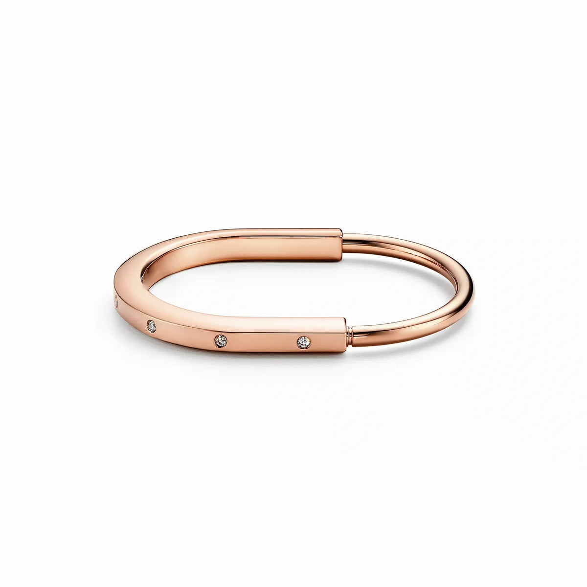 Lock Solstice Stone Accent Bangle