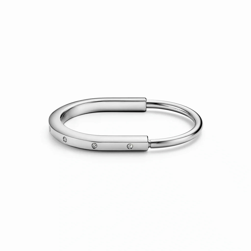 Lock Solstice Stone Accent Bangle