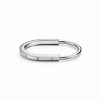 Lock Solstice Stone Accent Bangle