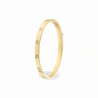 Love Aureon Polished Screw Bangle