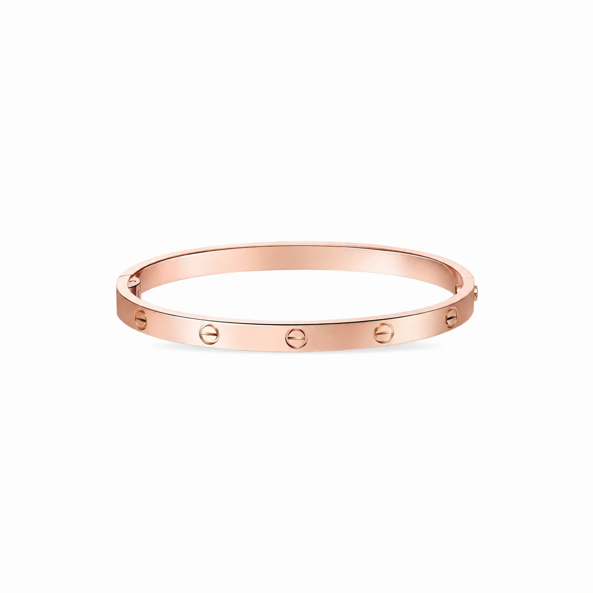 Love Aureon Polished Screw Bangle