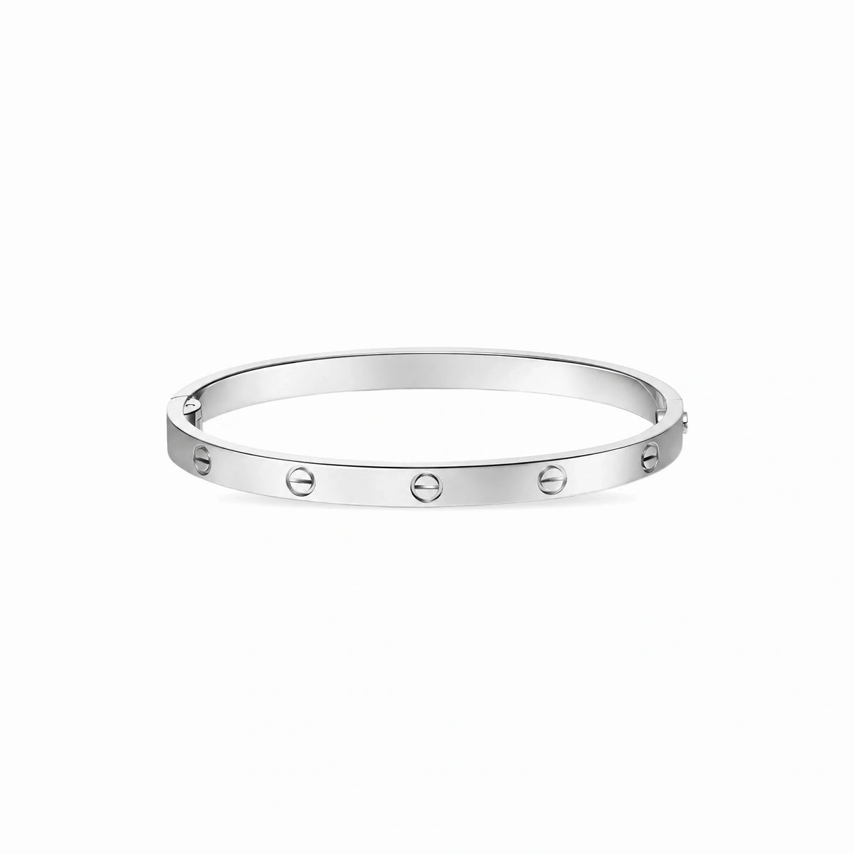 Love Aureon Polished Screw Bangle