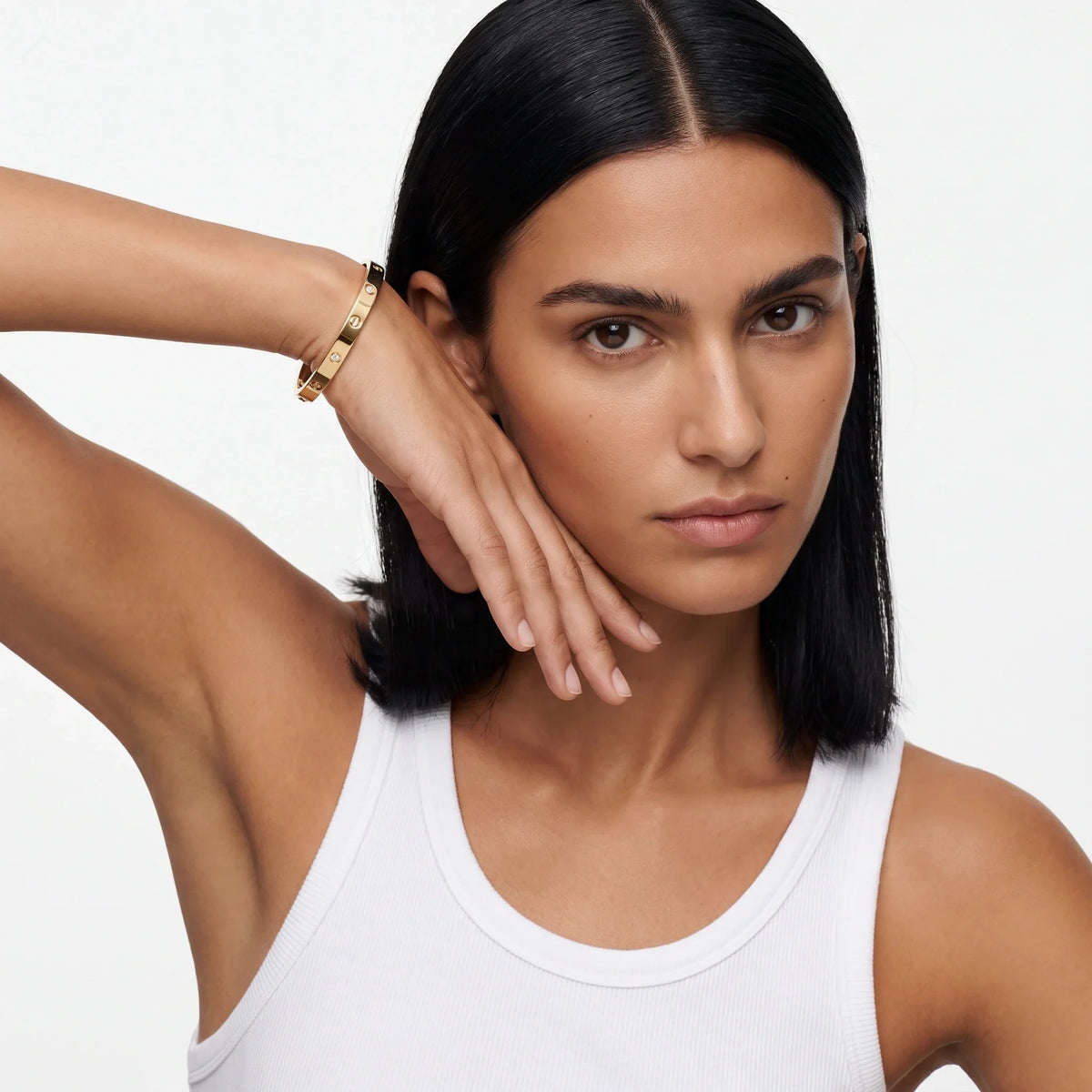 Love Celeste Screw Detail Bangle