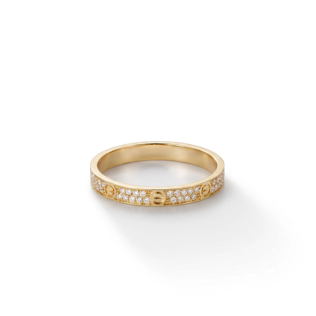 Love Double Row Pavé Ring
