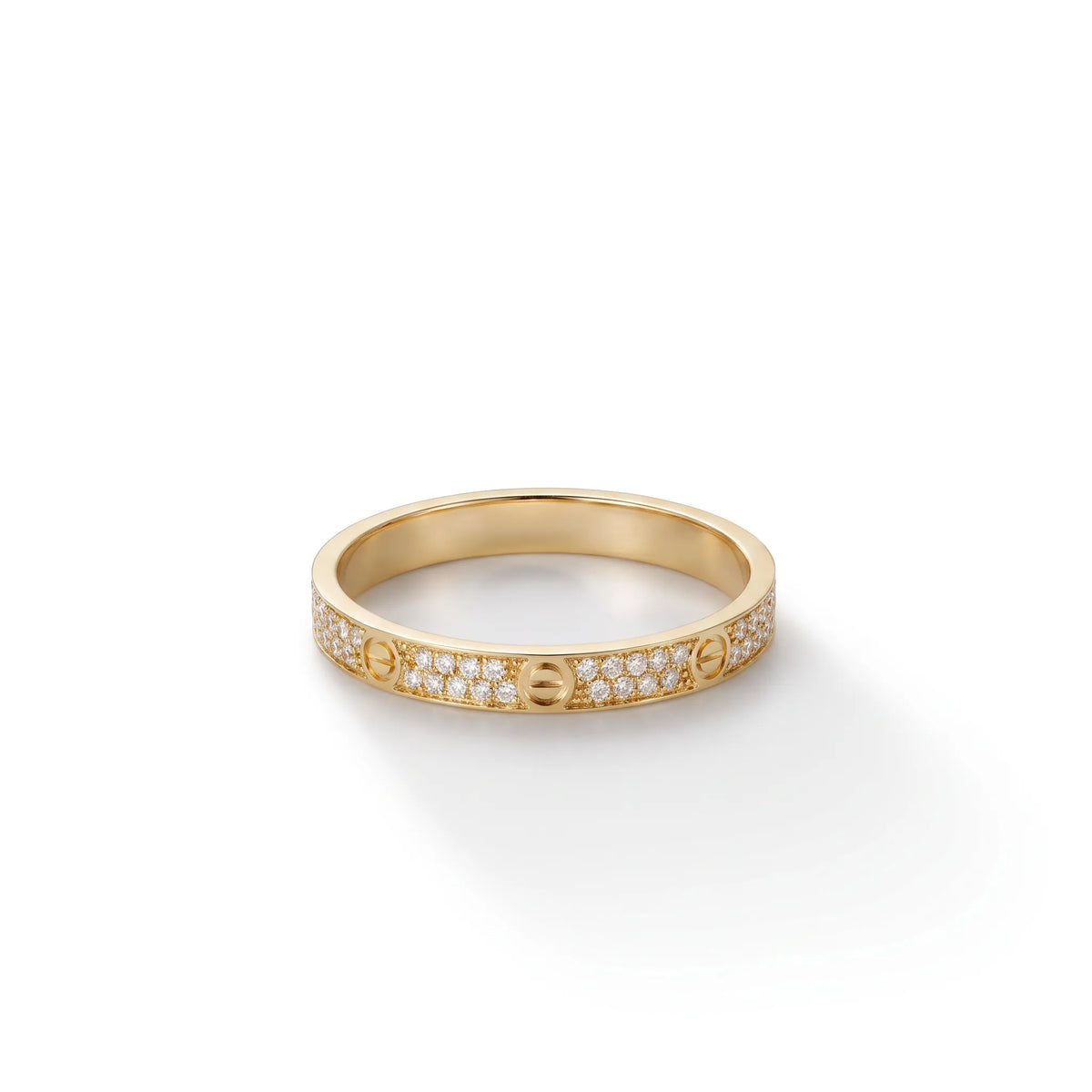 Love Double Row Pavé Ring