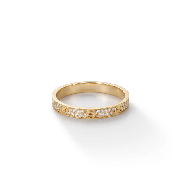 Love Double Row Pavé Ring