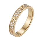 Love Double Row Pavé Ring