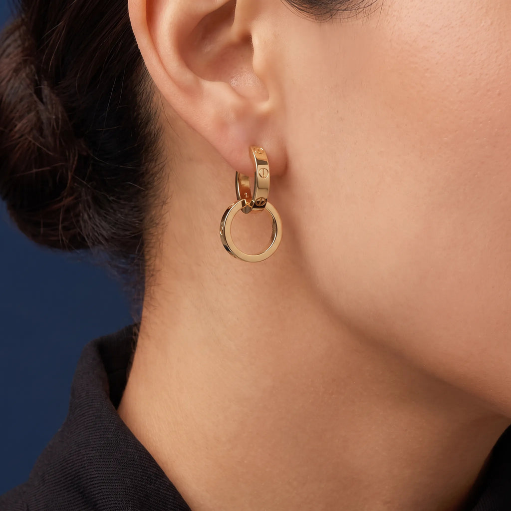Love Duo Interlocking Hoop Earrings