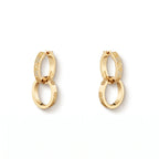 Love Duo Pavé Double Hoop Earrings