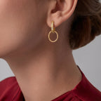 Love Duo Pavé Double Hoop Earrings