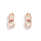 Love Duo Pavé Double Hoop Earrings