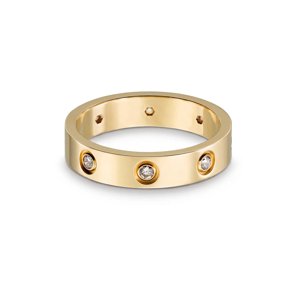 Love Eight Stone Eternity Ring