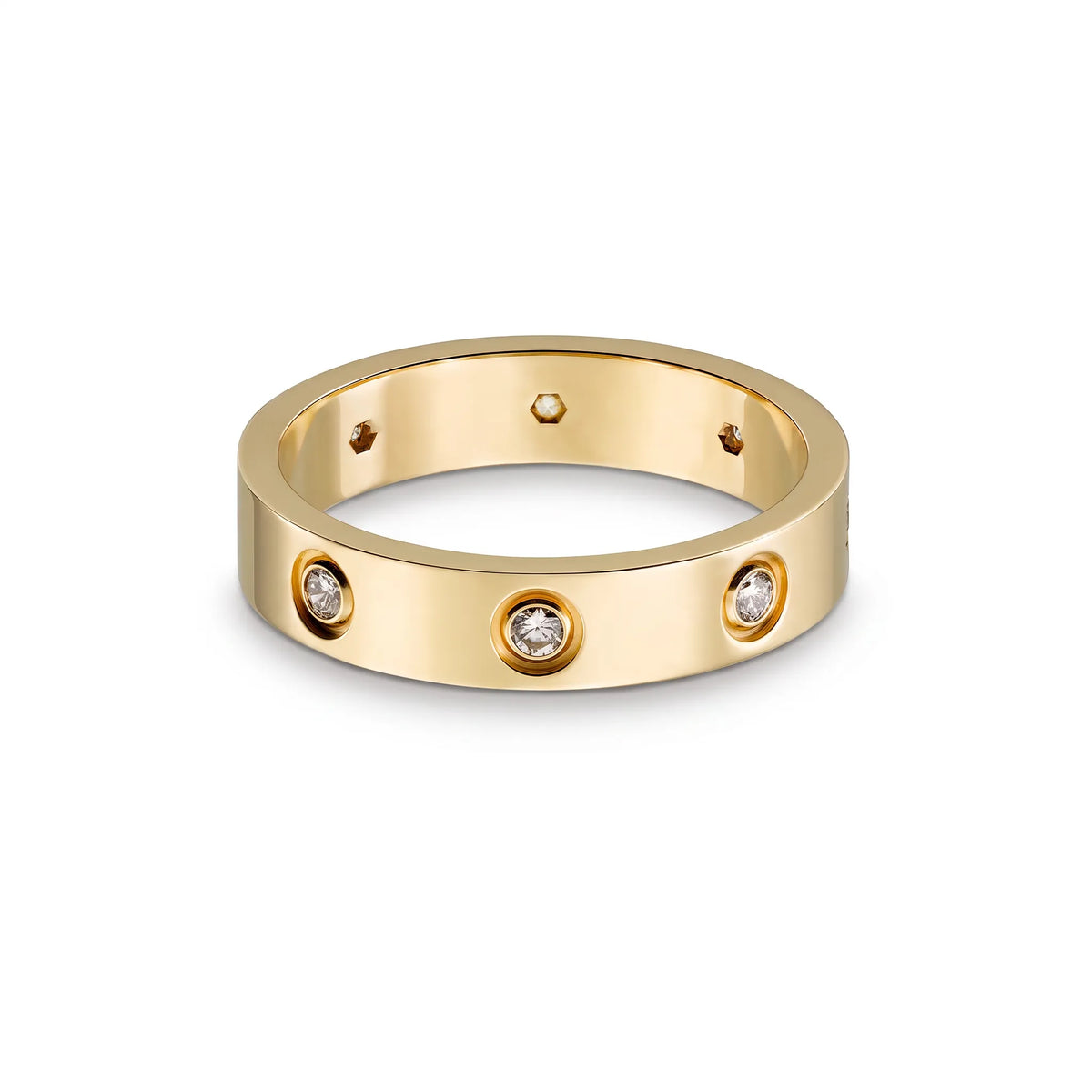 Love Eight Stone Eternity Ring