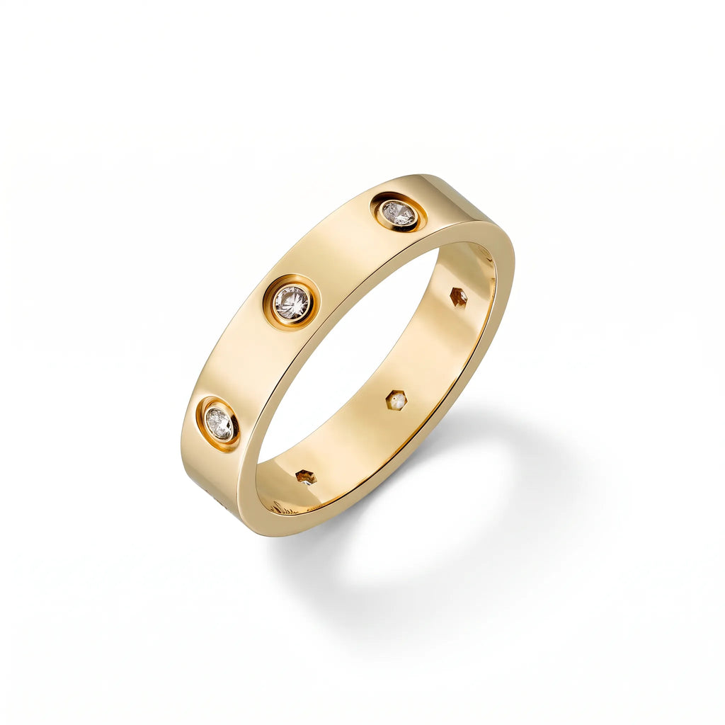 Love Eight Stone Eternity Ring