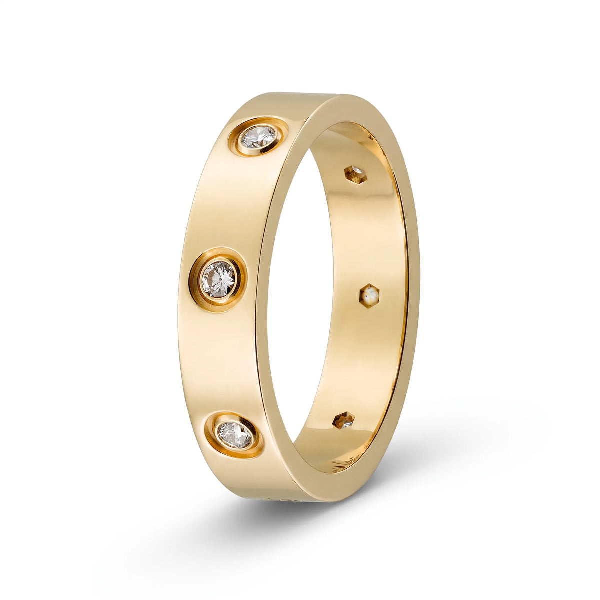 Love Eight Stone Eternity Ring