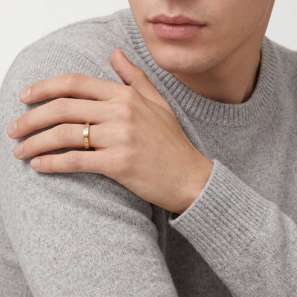 Love Eight Stone Eternity Ring