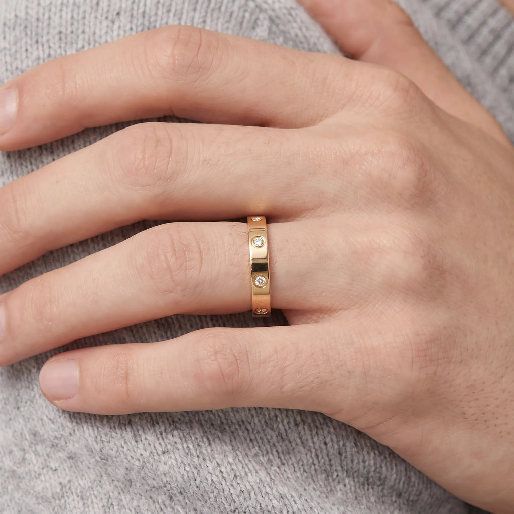 Love Eight Stone Eternity Ring