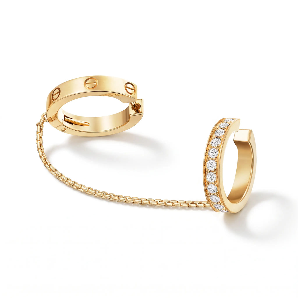 Love Liaison Chain Link Single Earring