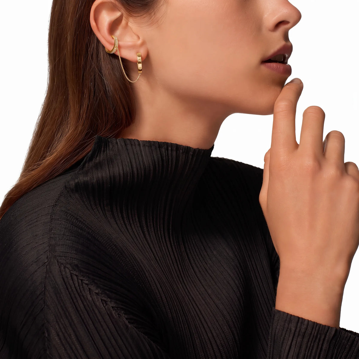 Love Liaison Chain Link Single Earring