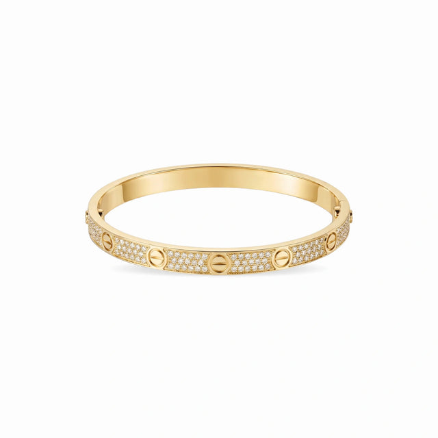 Love Pavé Screw Stackable Bangle