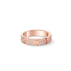 Love Petite Pavé Screw Ring