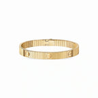 Love Screw Motif Bangle Bracelet