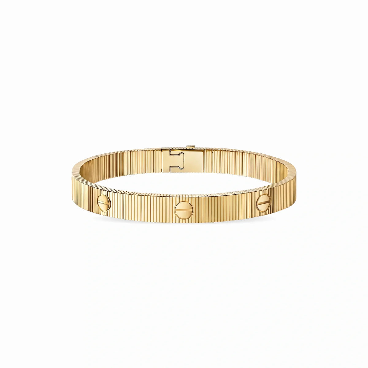 Love Screw Motif Bangle Bracelet