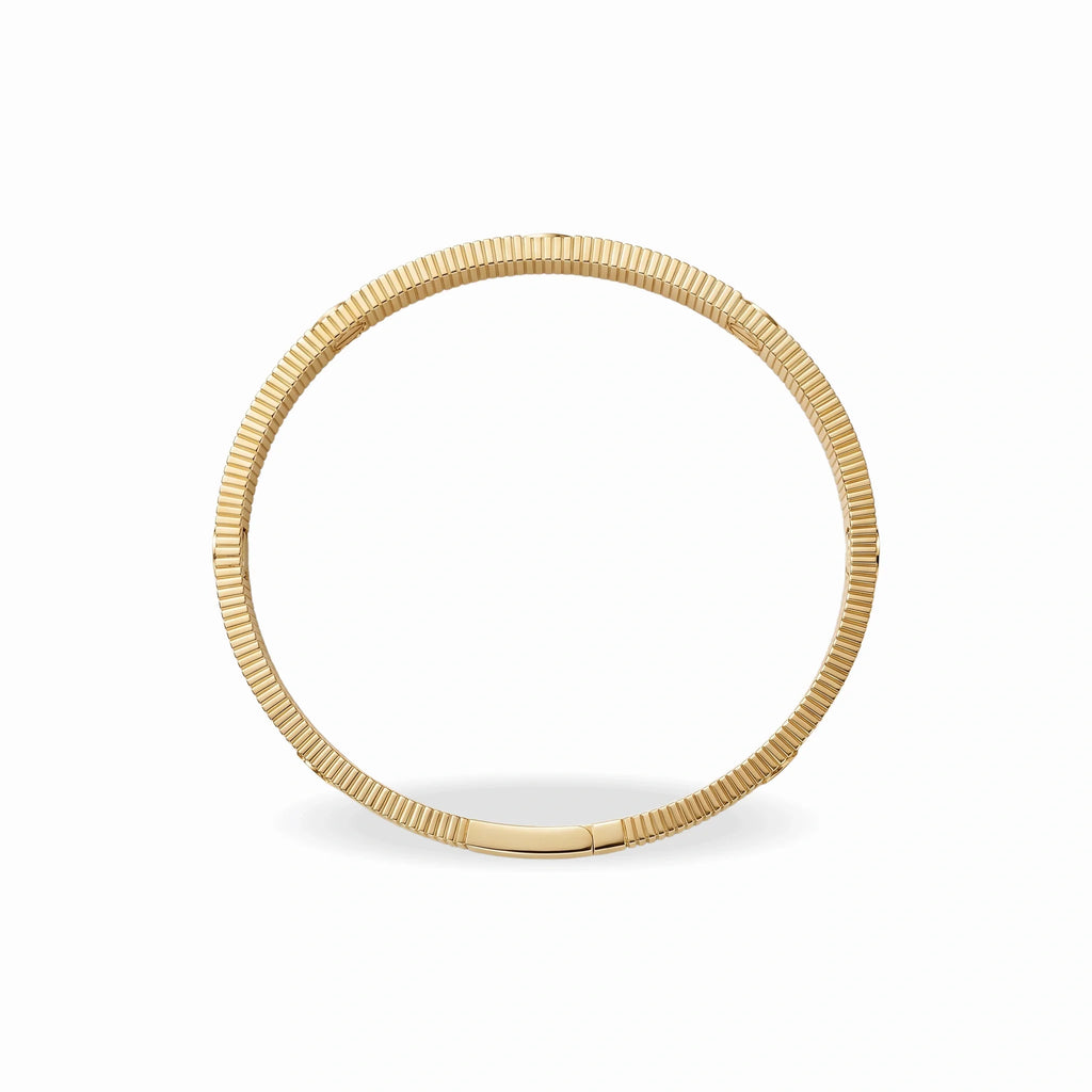 Love Screw Motif Bangle Bracelet