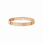 Love Screw Motif Bangle Bracelet