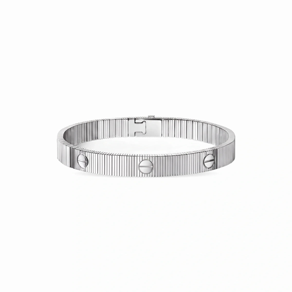 Love Screw Motif Bangle Bracelet