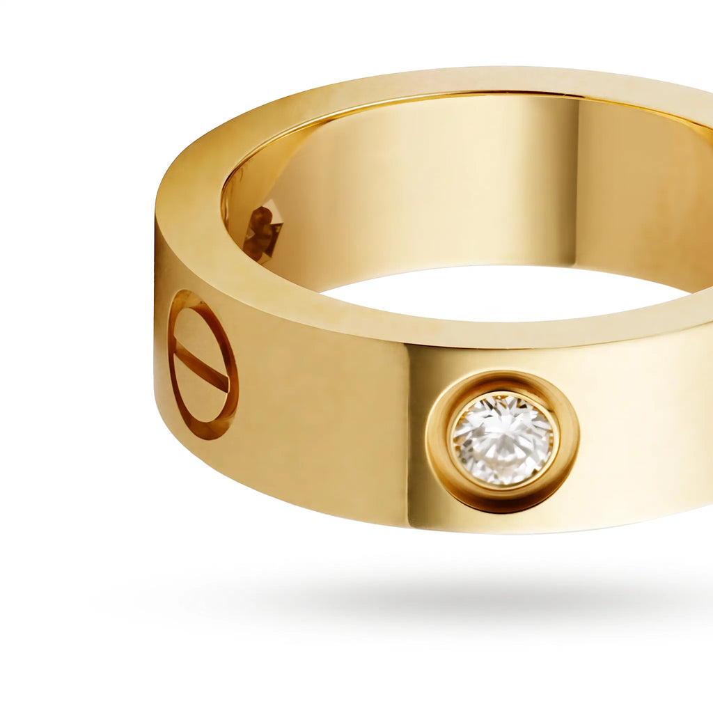 Love Screw Three Stone Ring