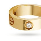 Love Screw Three Stone Ring