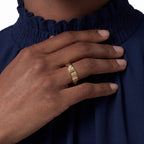 Love Screw Three Stone Ring