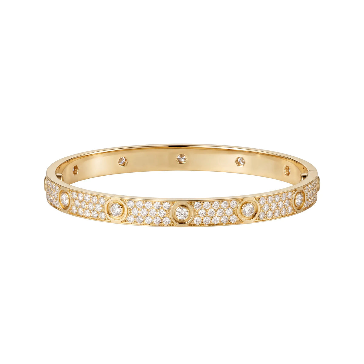 Love Signature Pavé Screw Bangle