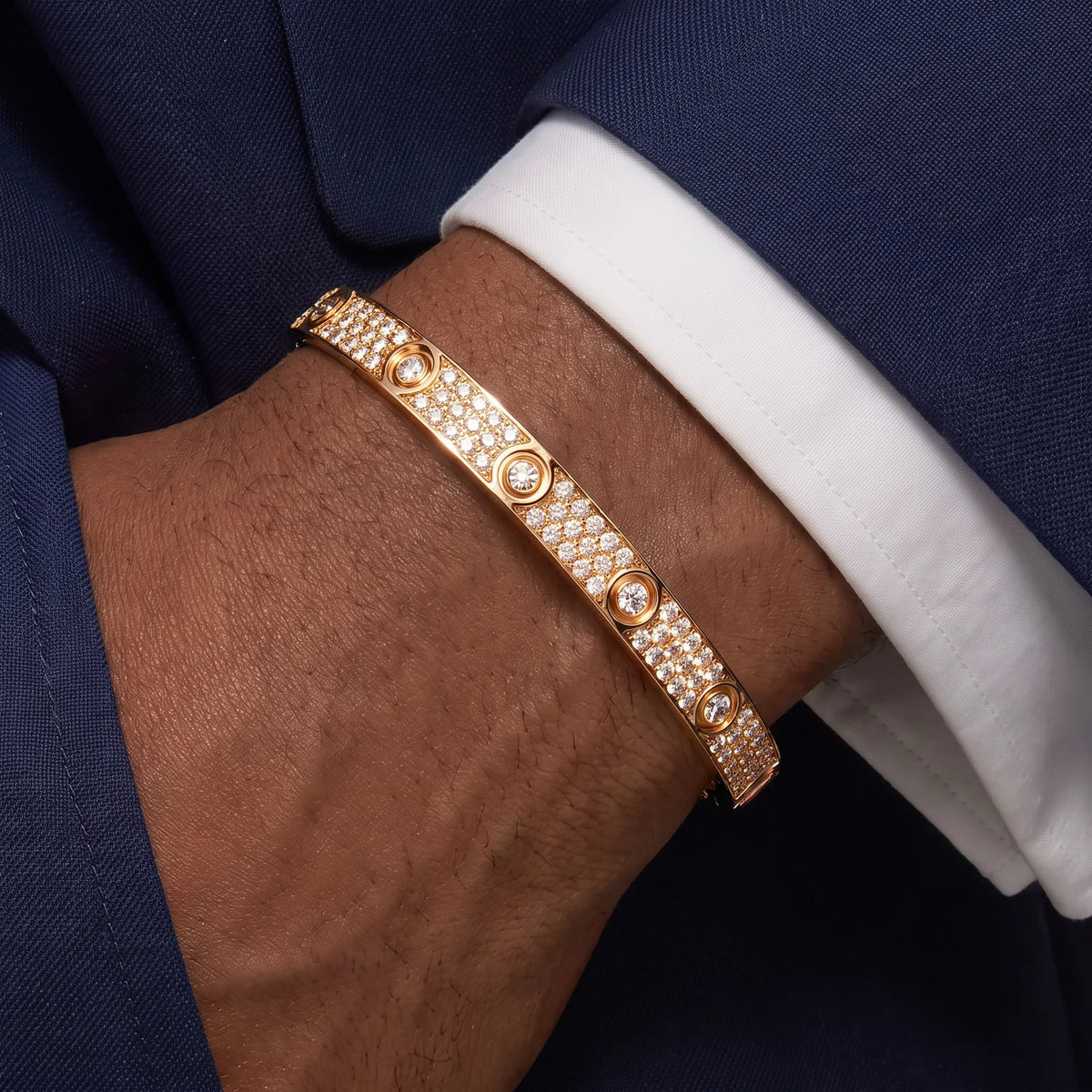 Love Signature Pavé Screw Bangle
