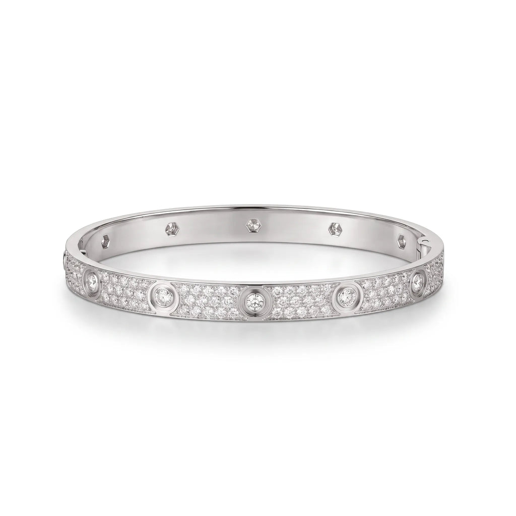 Love Signature Pavé Screw Bangle