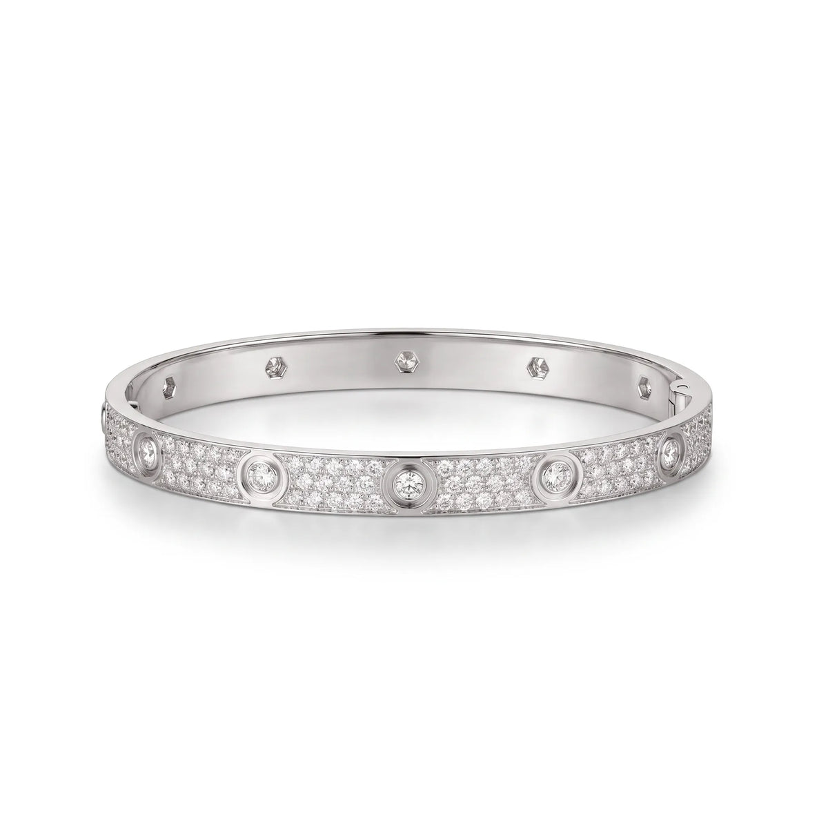 Love Signature Pavé Screw Bangle