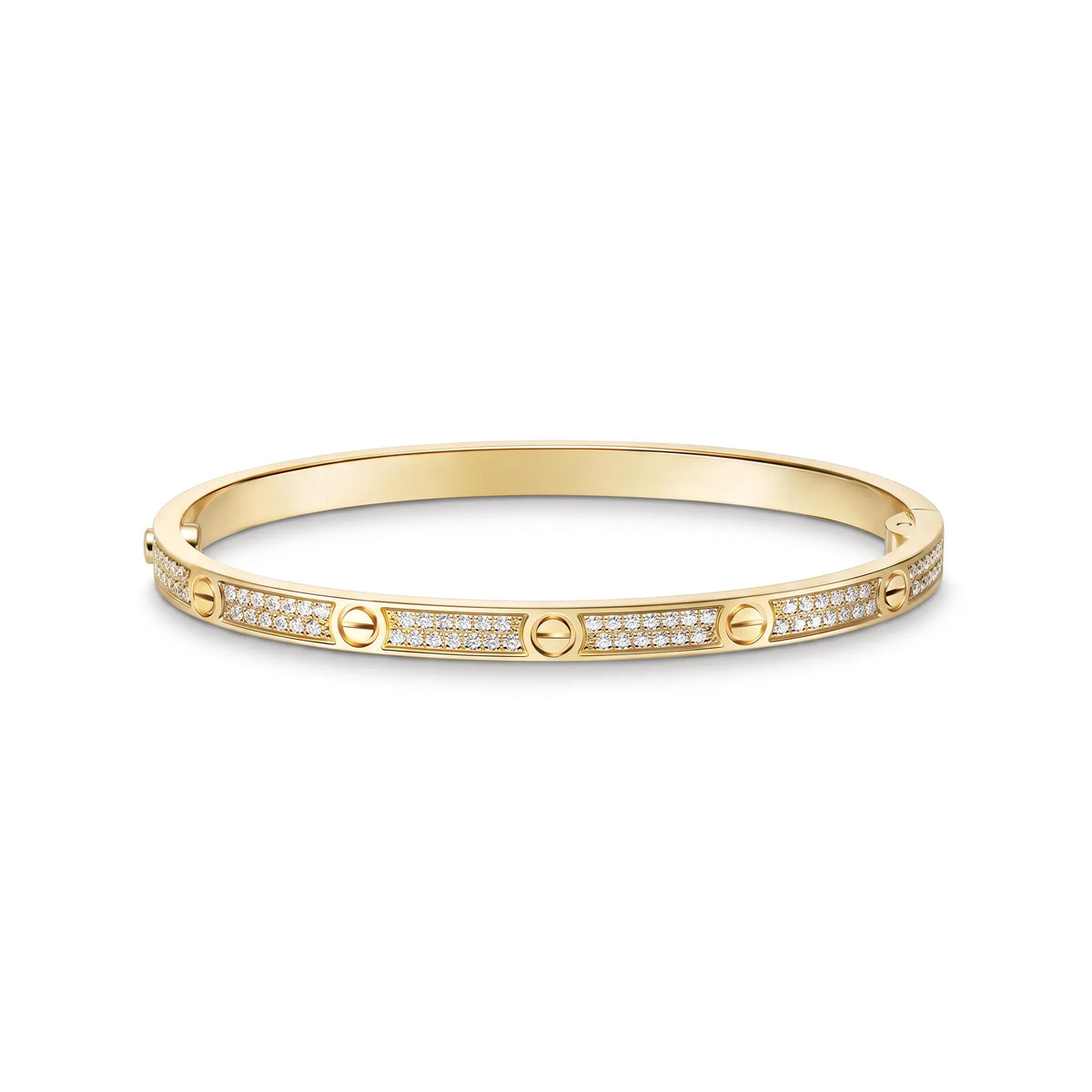 Love Slim Pavé Screw Bangle