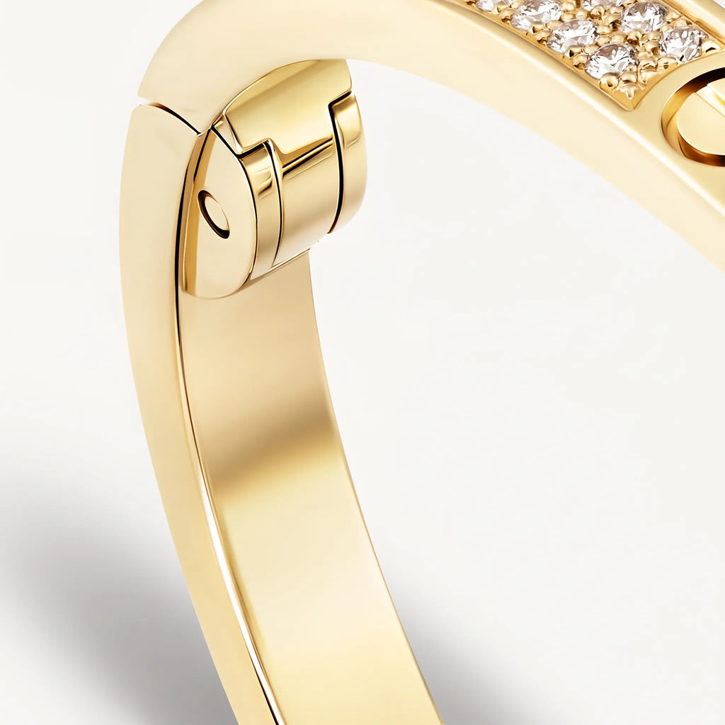 Love Slim Pavé Screw Bangle