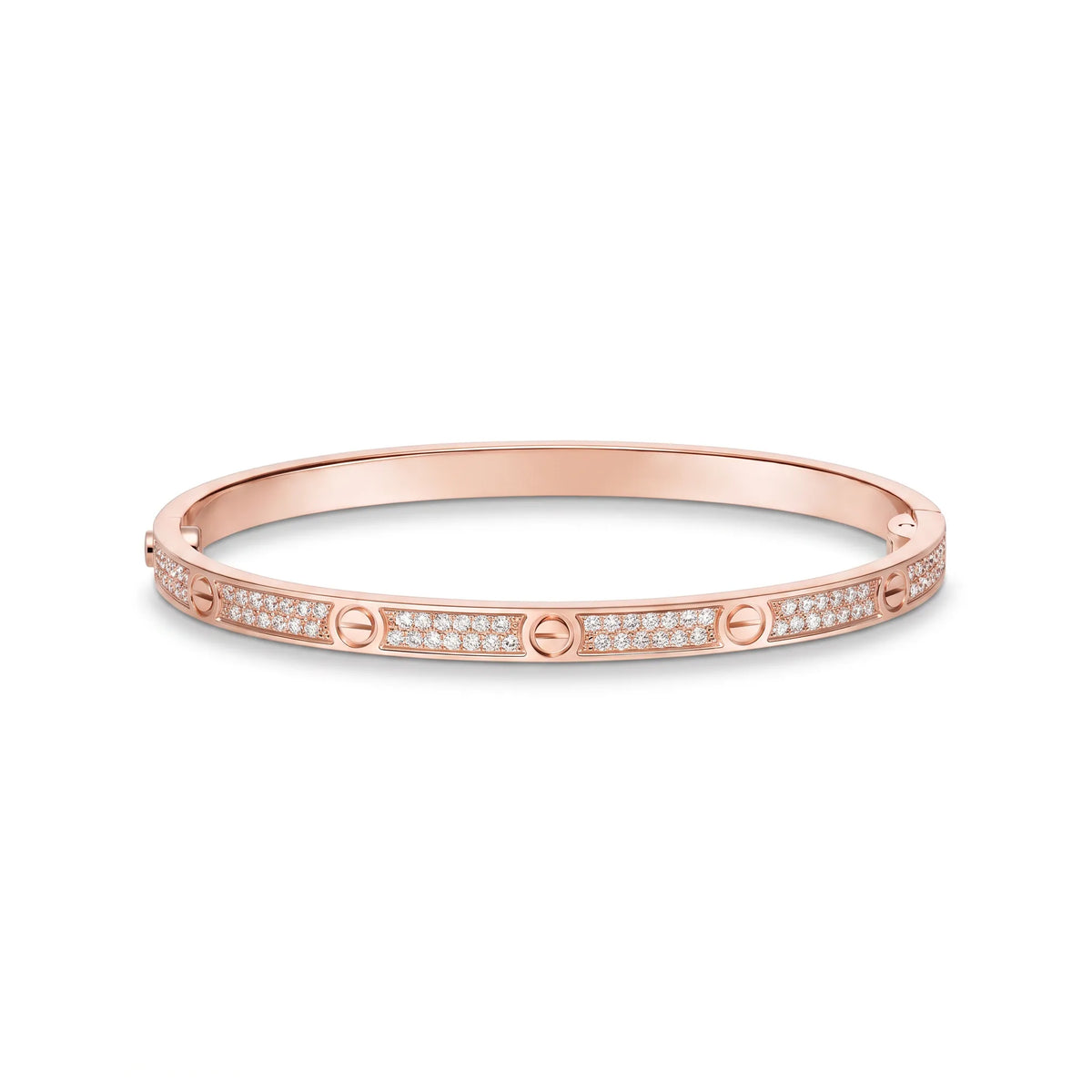 Love Slim Pavé Screw Bangle