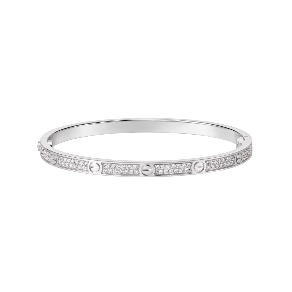Love Slim Pavé Screw Bangle
