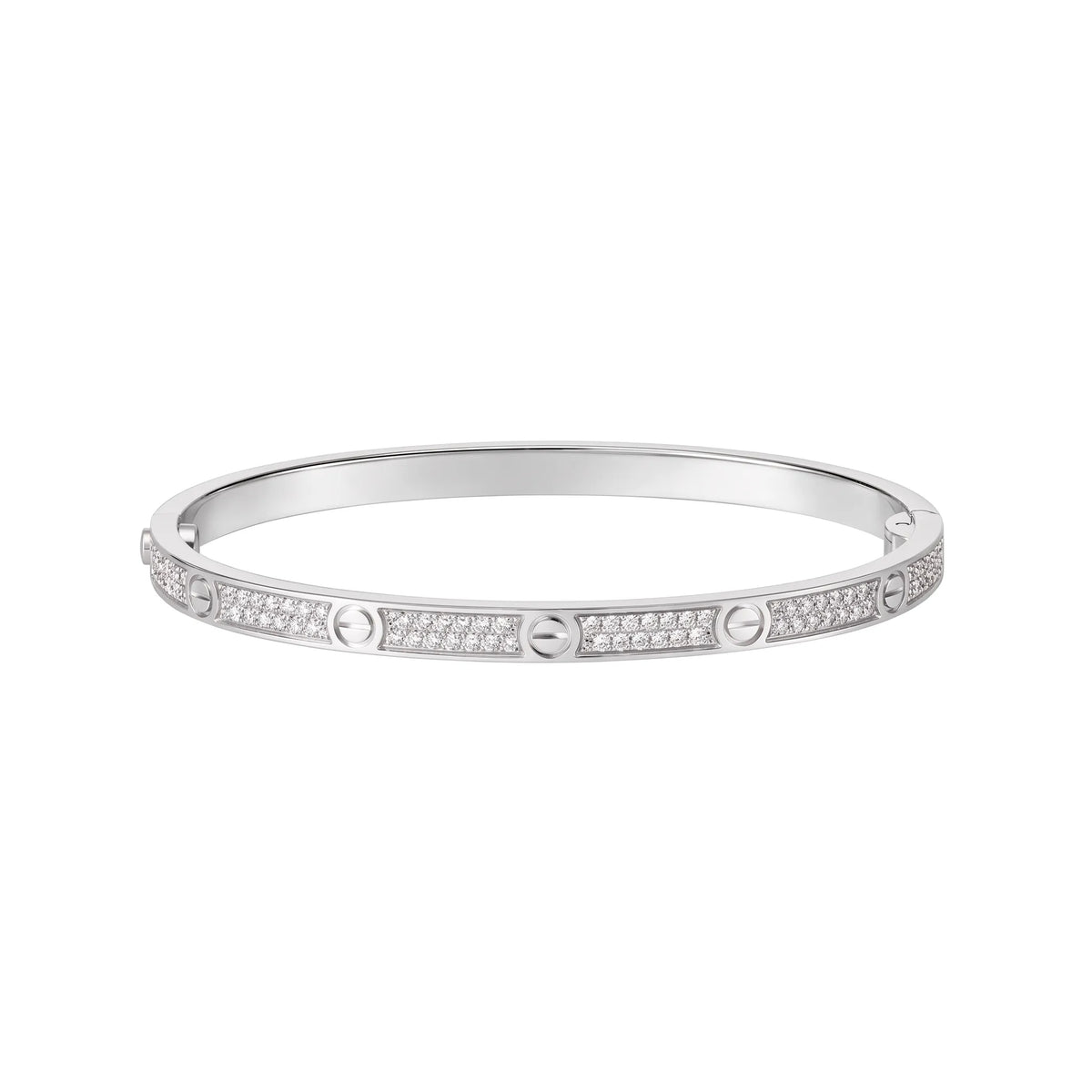 Love Slim Pavé Screw Bangle